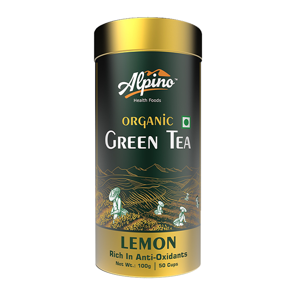 alpino organic lemon green tea